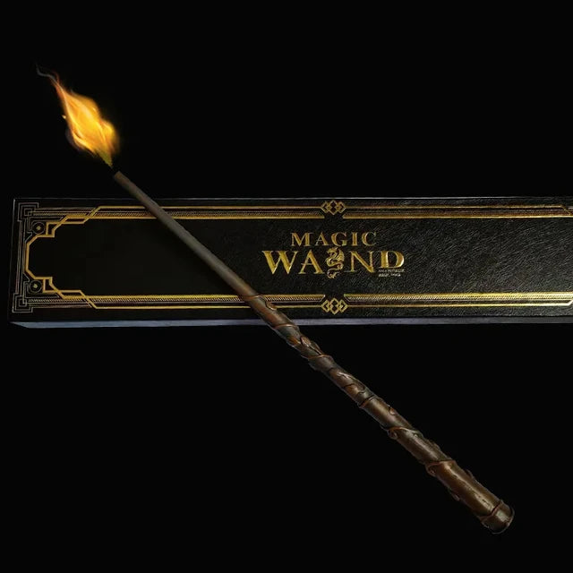 Fire-Breathing Magic Wand Toy | Electronic Fireball Role-Play Prop