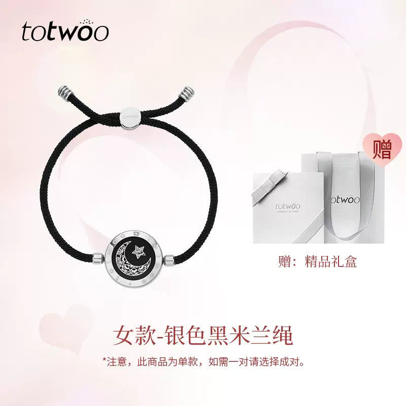 Totwoo Smart Bracelet for Couples | Flash & Vibration Love Signal