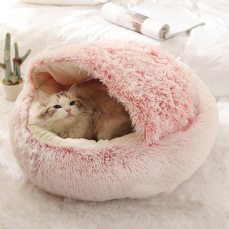 2-in-1 Foldable Pet Bed & Sofa – Soft Plush for Dogs & Cats