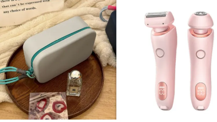 Men's Electric Dual-Head Rotary Shaver – Rechargeable Wet & Dry