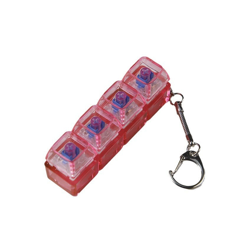 Transparent PC Shaft Tester with Light | Stress Relief Clicker