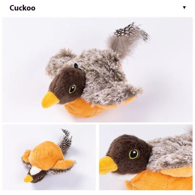 Flapping Bird Cat Toy | USB Rechargeable Interactive Cat Toy