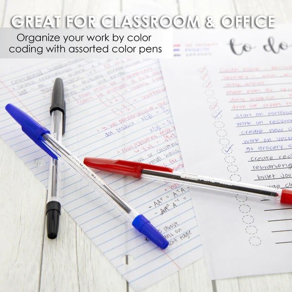 Pure Assorted Color Pens (12/Pack)