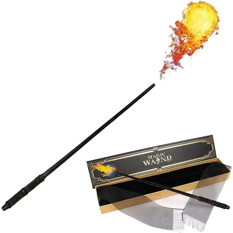 Fire-Breathing Magic Wand Toy | Electronic Fireball Role-Play Prop