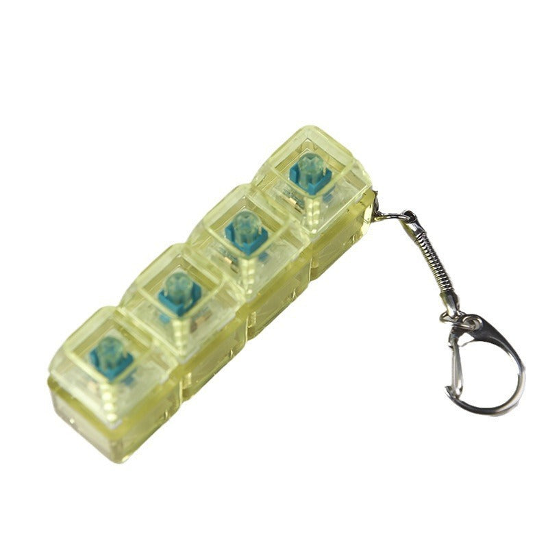 Transparent PC Shaft Tester with Light | Stress Relief Clicker