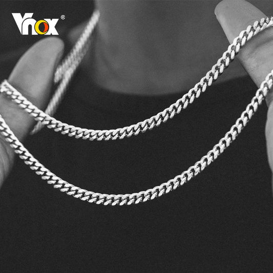 Twisted Rope Figaro Necklaces | Stainless Steel Cuban Chain