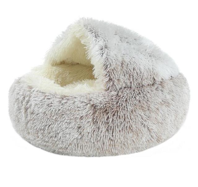 2-in-1 Foldable Pet Bed & Sofa – Soft Plush for Dogs & Cats