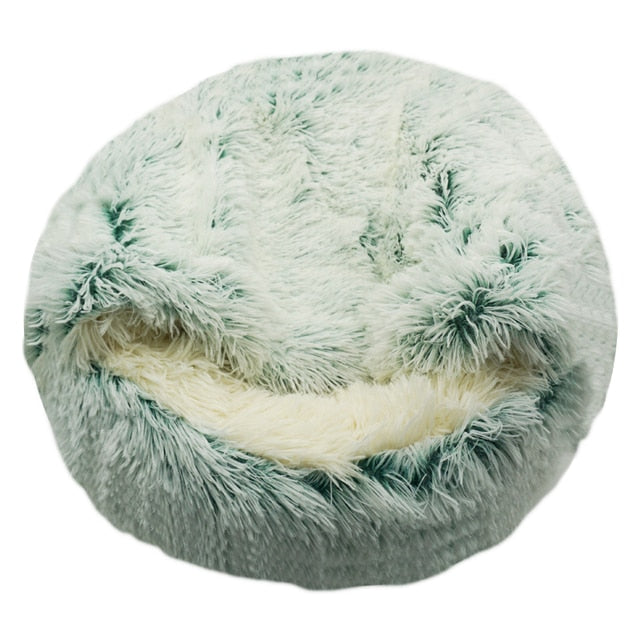 2-in-1 Foldable Pet Bed & Sofa – Soft Plush for Dogs & Cats