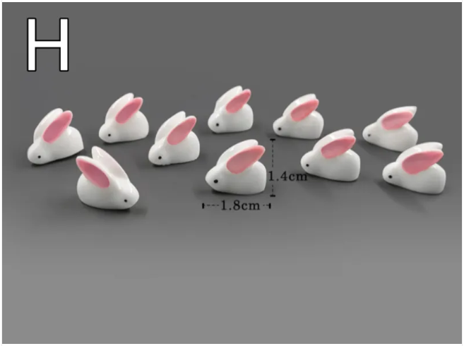 Mini Resin Animal Figurines | DIY Micro-Landscape & Garden Decor