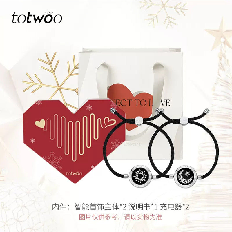 Totwoo Smart Bracelet for Couples | Flash & Vibration Love Signal
