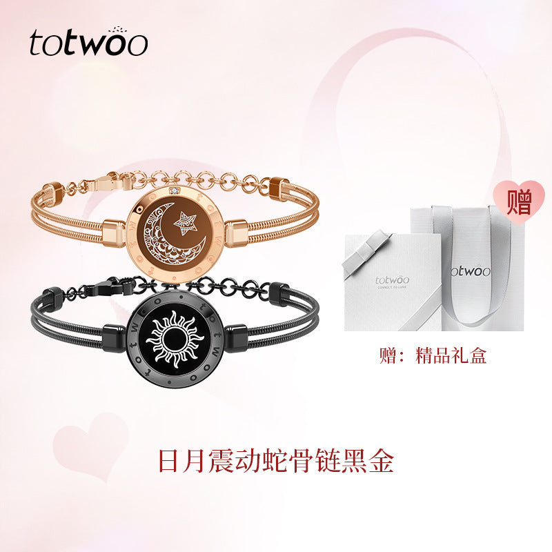 Totwoo Smart Bracelet for Couples | Flash & Vibration Love Signal