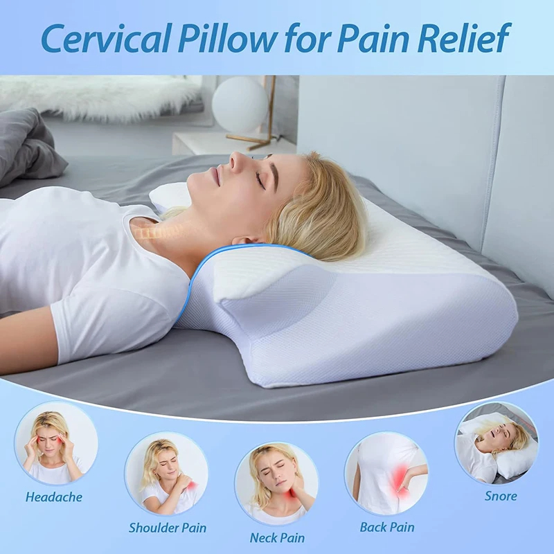 Travel Neck Pillow – Memory Foam U-Shape Support for Flights & Office