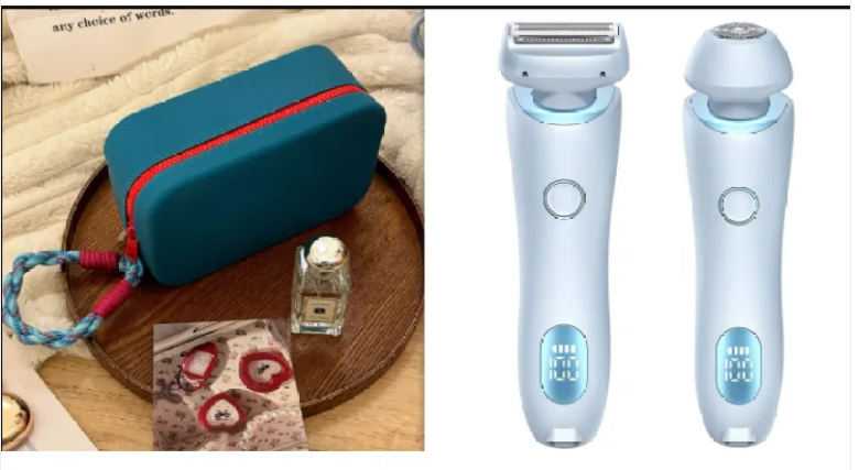 Men's Electric Dual-Head Rotary Shaver – Rechargeable Wet & Dry
