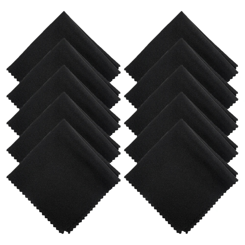 CrystalClear Microfiber Cleaning Cloths – Lint-Free, Pack of 6