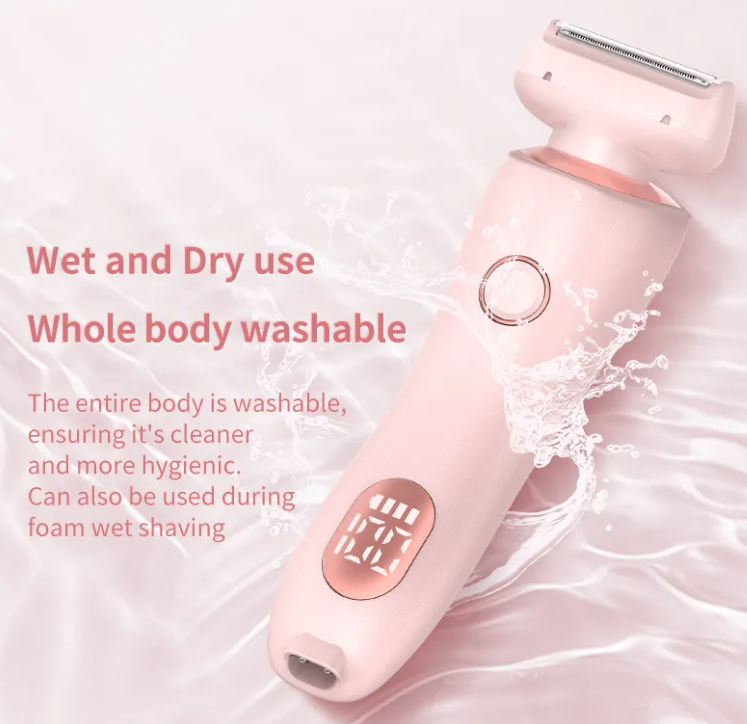 Men's Electric Dual-Head Rotary Shaver – Rechargeable Wet & Dry