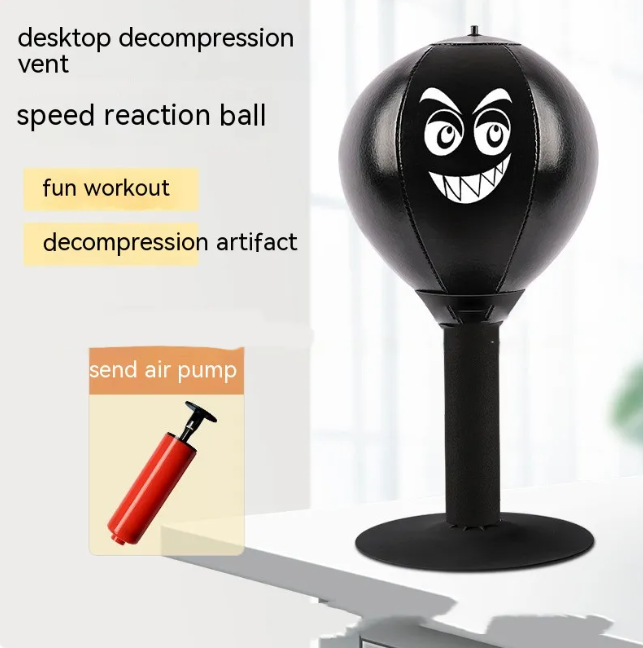 Punch Pal Desktop Speed Ball | Kids Stress Relief & Fitness Toy