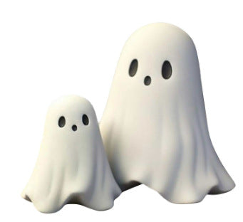 Halloween Ghost Ornament | Funny Middle Finger Ghost Statue