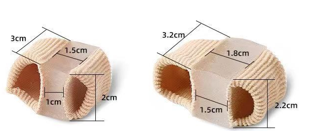 Fiber Toe Separator | Ergonomic Toe Alignment & Foot Care Tool