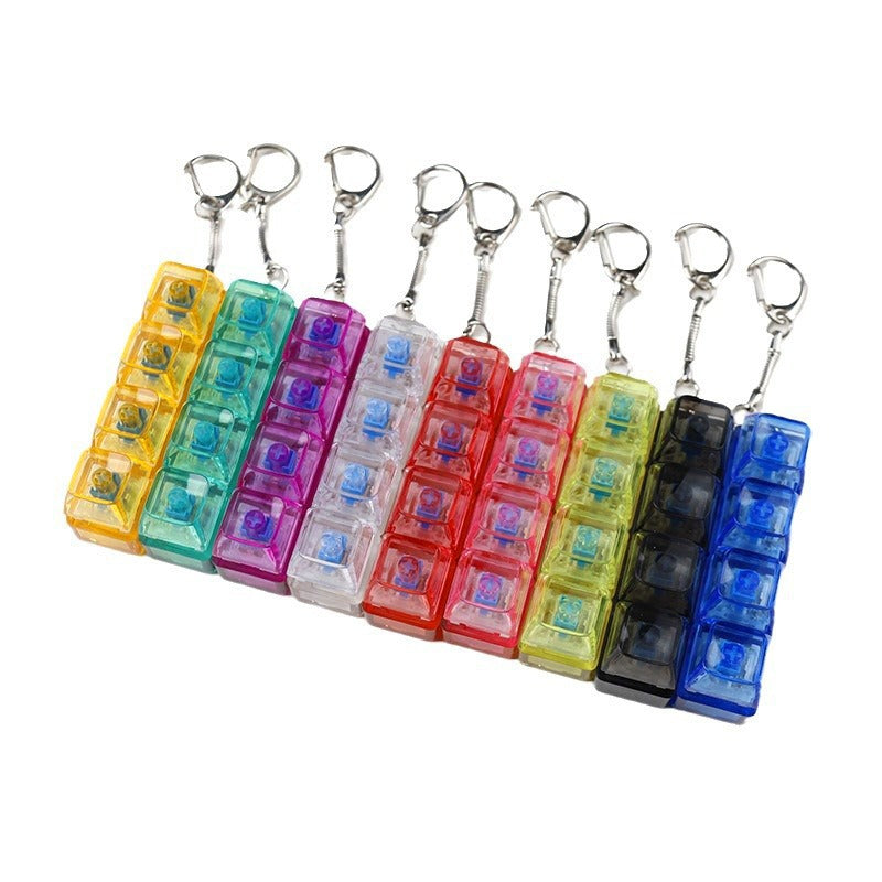 Transparent PC Shaft Tester with Light | Stress Relief Clicker