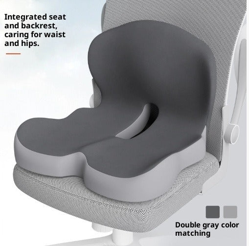 Memory Foam Backrest Cushion | Lumbar Support for Office & Car
