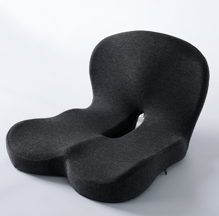 Memory Foam Ergonomic Cushion | Seat Pad for Office, Car & Home