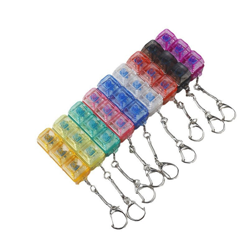 Transparent PC Shaft Tester with Light | Stress Relief Clicker