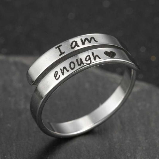 Retro Stainless Steel Double Ring | Unisex Minimalist Jewelry