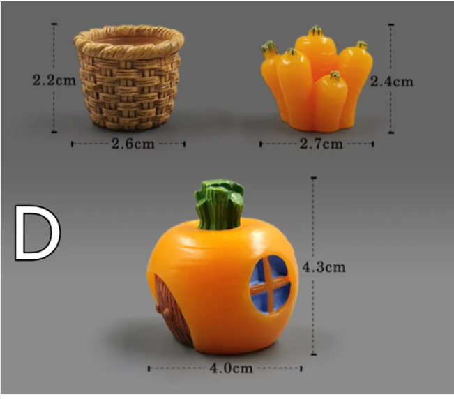 Mini Resin Animal Figurines | DIY Micro-Landscape & Garden Decor