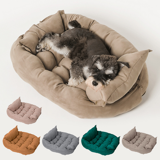 Folding Pet Nest Sofa Bed | Cozy Cat Bed in Multiple Sizes & Colors