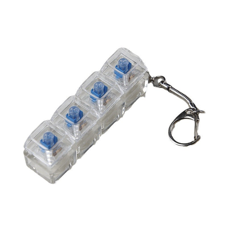 Transparent PC Shaft Tester with Light | Stress Relief Clicker