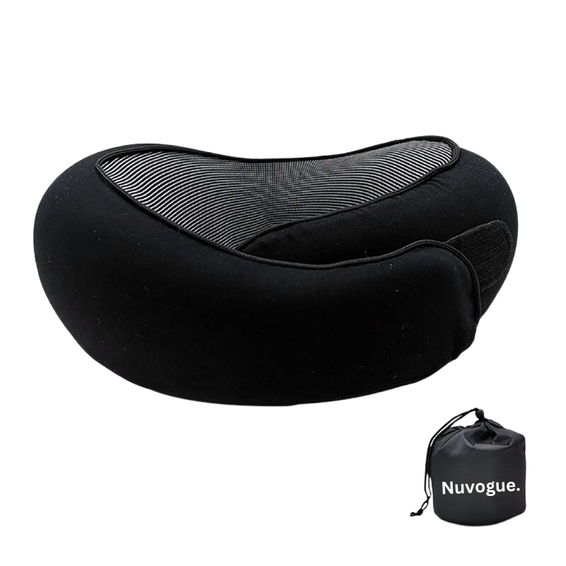 SkySoothe Travel Neck Pillow – Ergonomic Memory Foam Support