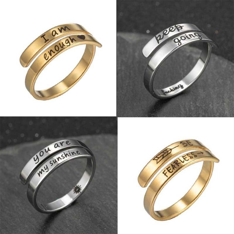 Retro Stainless Steel Double Ring | Unisex Minimalist Jewelry