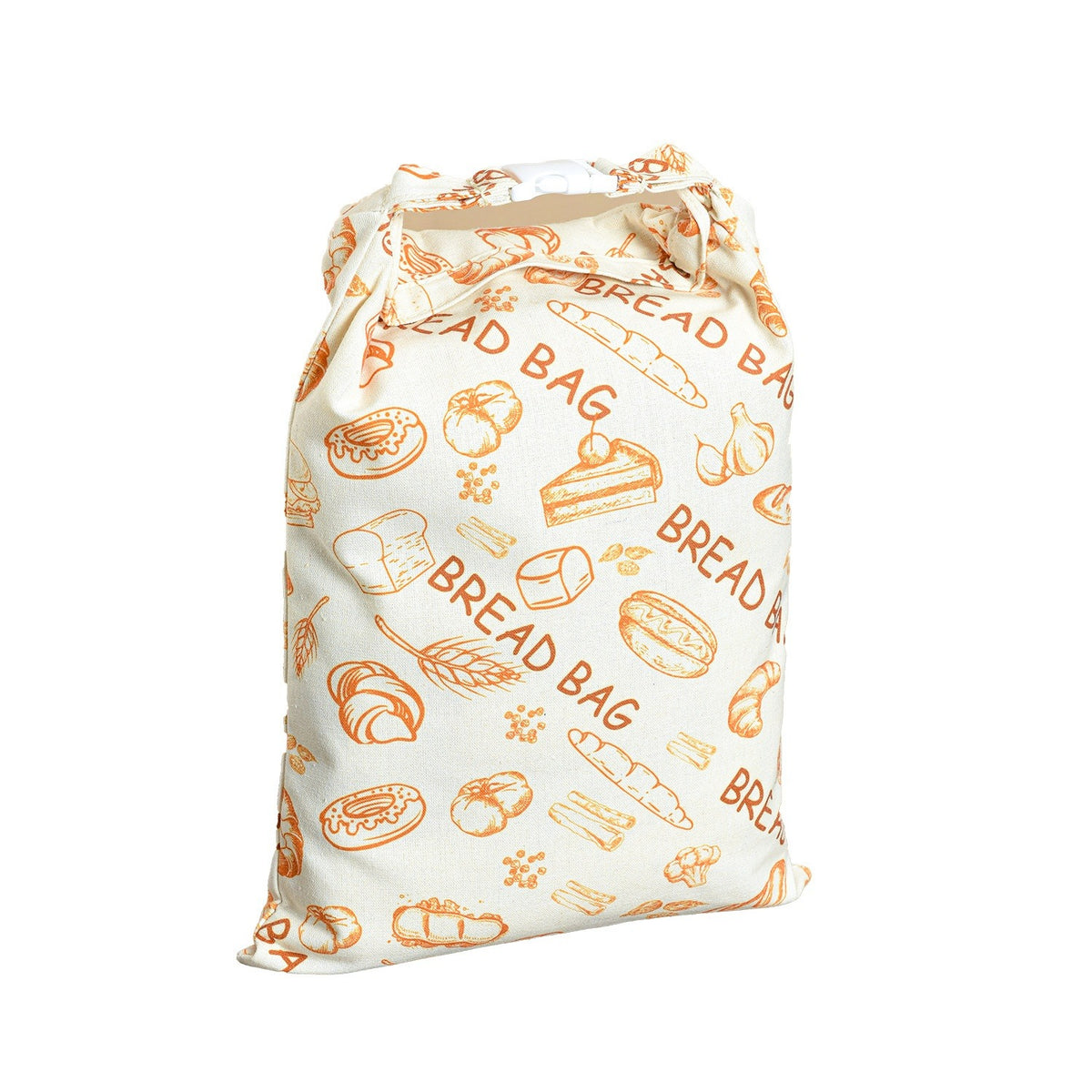 Cotton Linen Bread Bag | Reusable Storage Bag for Sourdough & Loaves