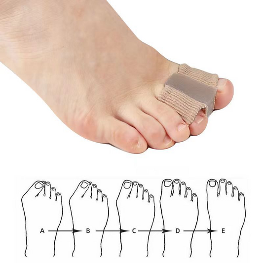 Fiber Toe Separator | Ergonomic Toe Alignment & Foot Care Tool