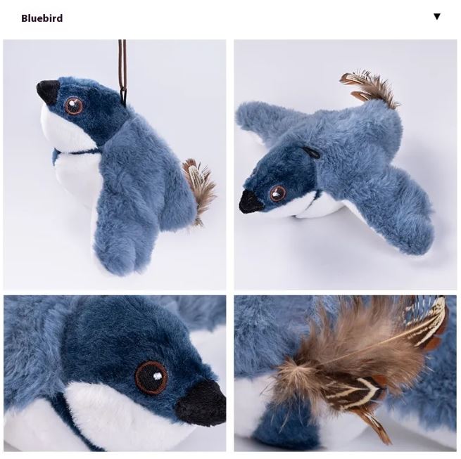 Flapping Bird Cat Toy | USB Rechargeable Interactive Cat Toy