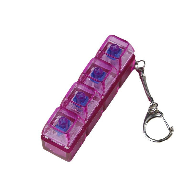 Transparent PC Shaft Tester with Light | Stress Relief Clicker