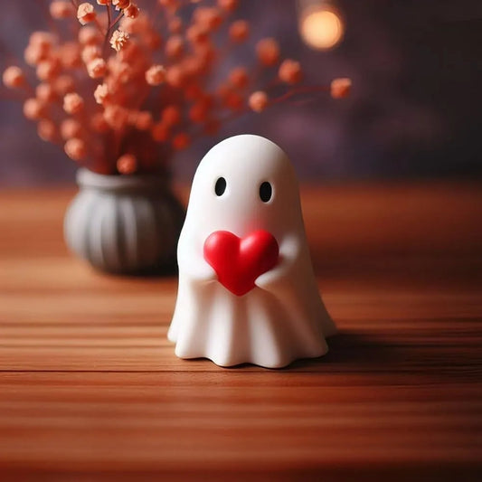 Halloween Ghost Ornament | Funny Middle Finger Ghost Statue