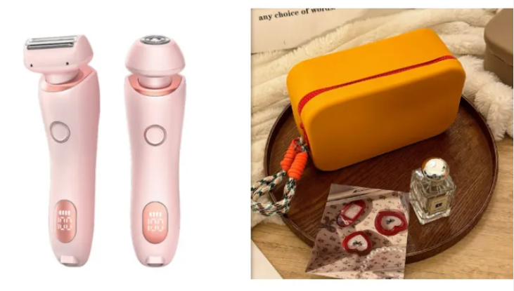 Men's Electric Dual-Head Rotary Shaver – Rechargeable Wet & Dry
