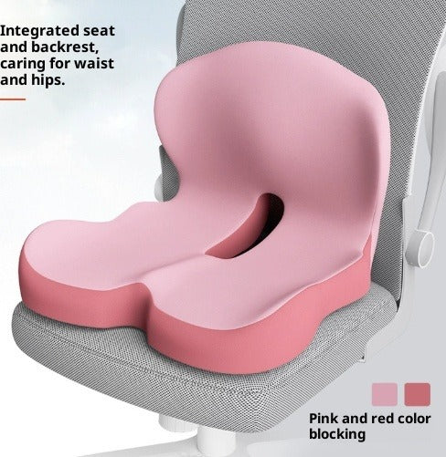 Memory Foam Backrest Cushion | Lumbar Support for Office & Car