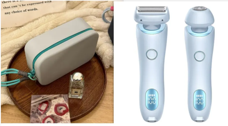 Men's Electric Dual-Head Rotary Shaver – Rechargeable Wet & Dry