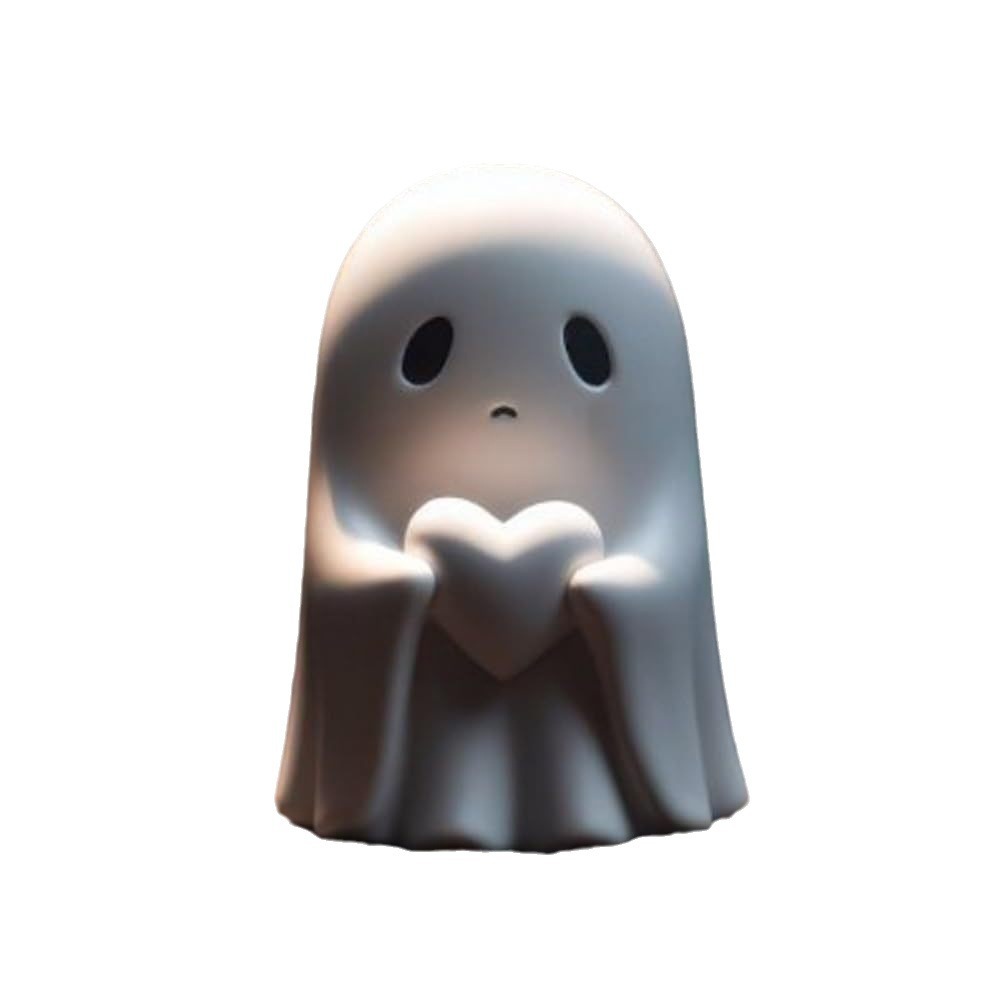 Halloween Ghost Ornament | Funny Middle Finger Ghost Statue