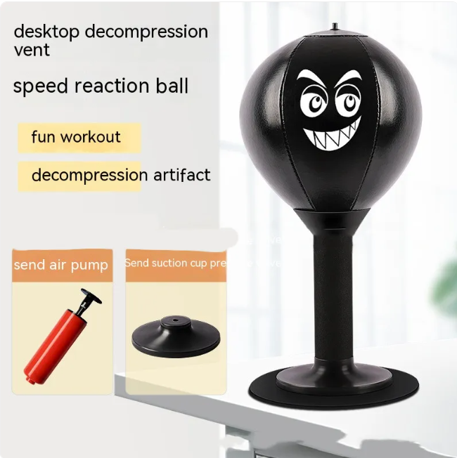 Punch Pal Desktop Speed Ball | Kids Stress Relief & Fitness Toy