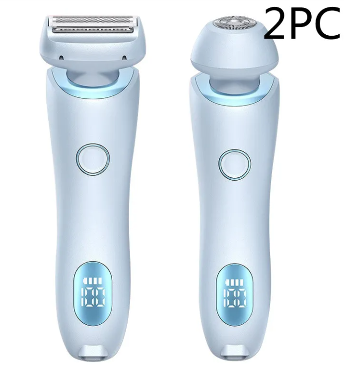 Men's Electric Dual-Head Rotary Shaver – Rechargeable Wet & Dry