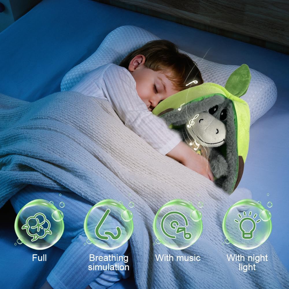 Breathing Plush Music Doll | Soothing Baby Sleep Toy with Lights & Sounds