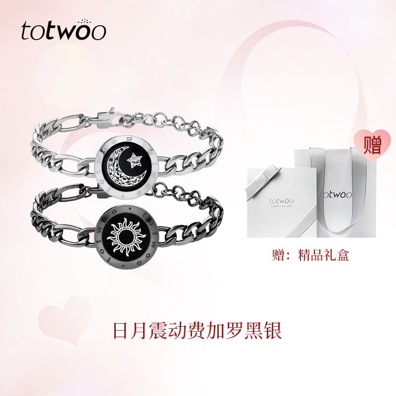 Totwoo Smart Bracelet for Couples | Flash & Vibration Love Signal