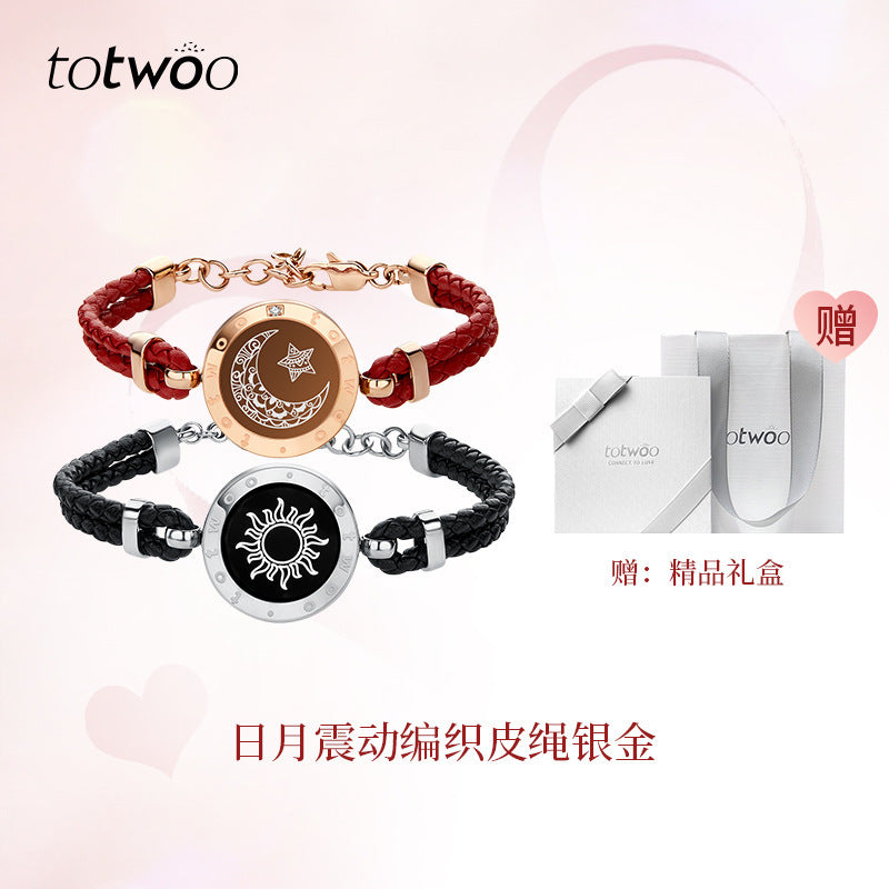 Totwoo Smart Bracelet for Couples | Flash & Vibration Love Signal